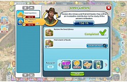 Tasks :  * Restoration of The Great Library, * Finding a Batch of Books