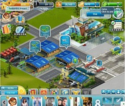 @ Airport side of Airport City. View the Hangars, Runway, Planes, about to take off, and Ruel Refilling Station.